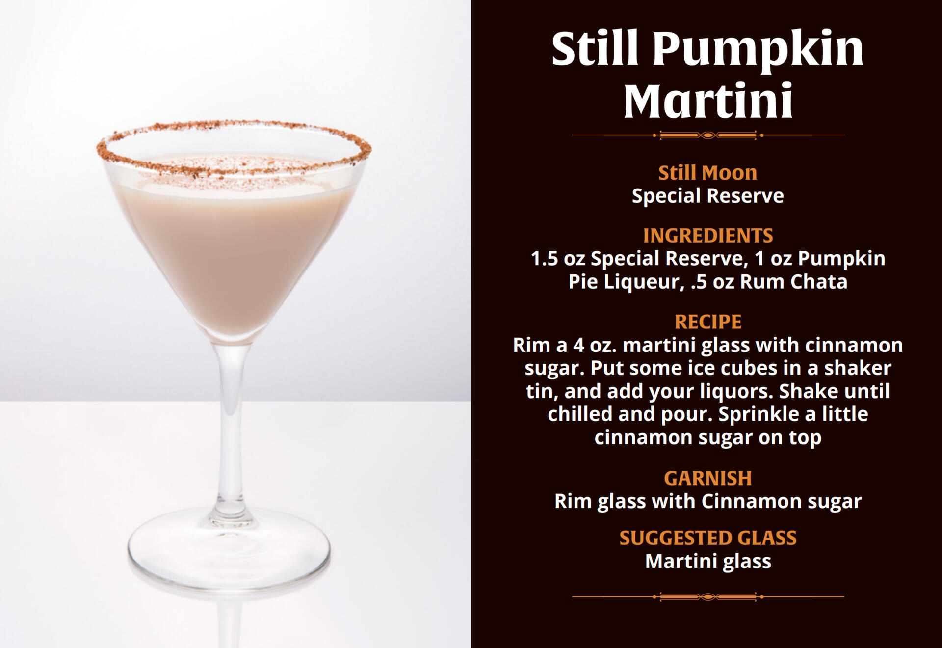 Still Moon Still Pumpkin Martini